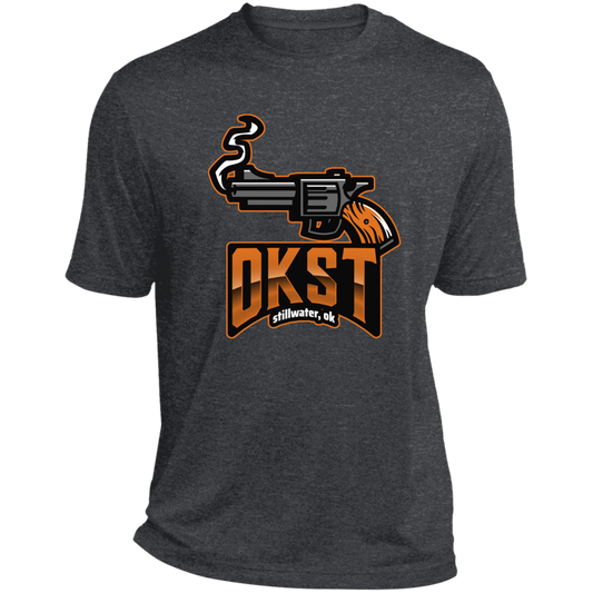 OKST Heather Performance Tee