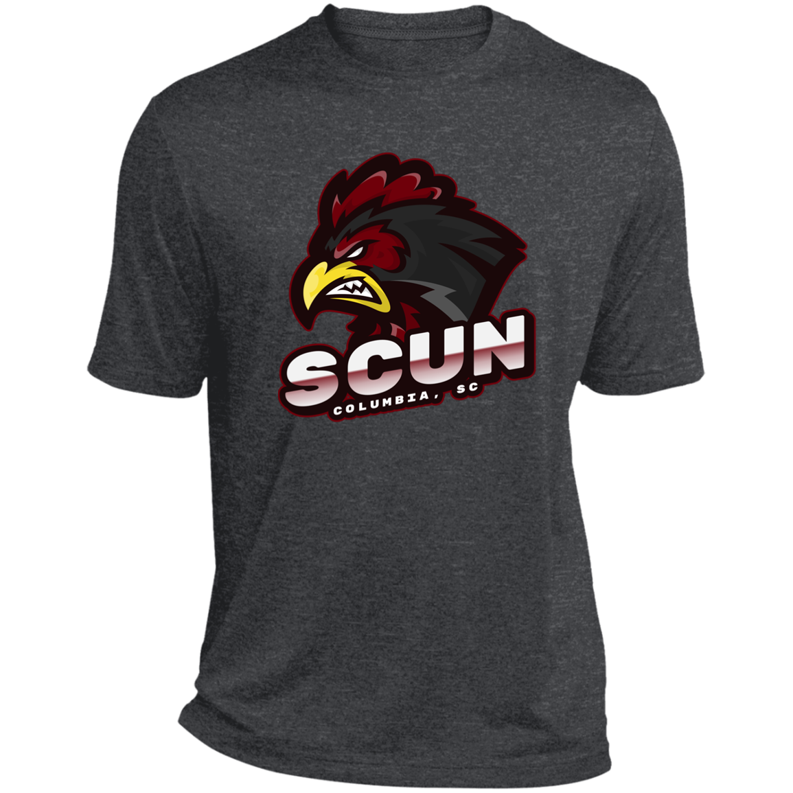 SCUN Heather Performance Tee