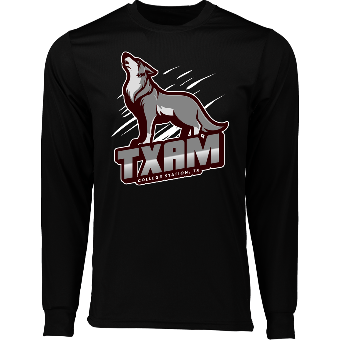 TXAM Long Sleeve Moisture-Wicking Tee