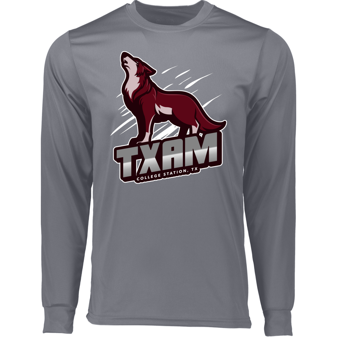 TXAM Long Sleeve Moisture-Wicking Tee