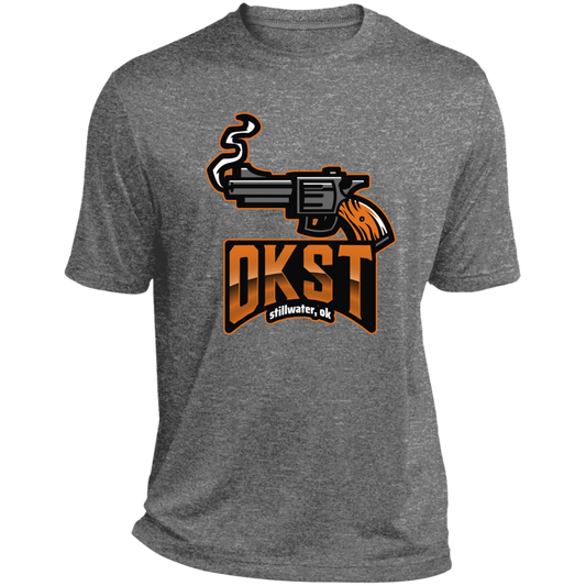 OKST Heather Performance Tee