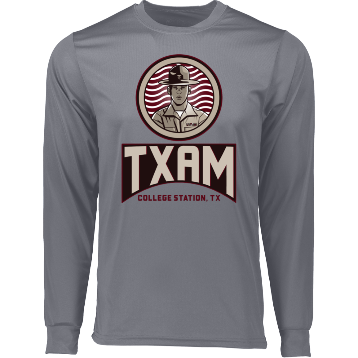 TXAM Long Sleeve Moisture-Wicking Tee