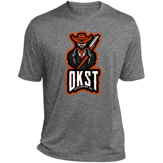 OKST Heather Performance Tee