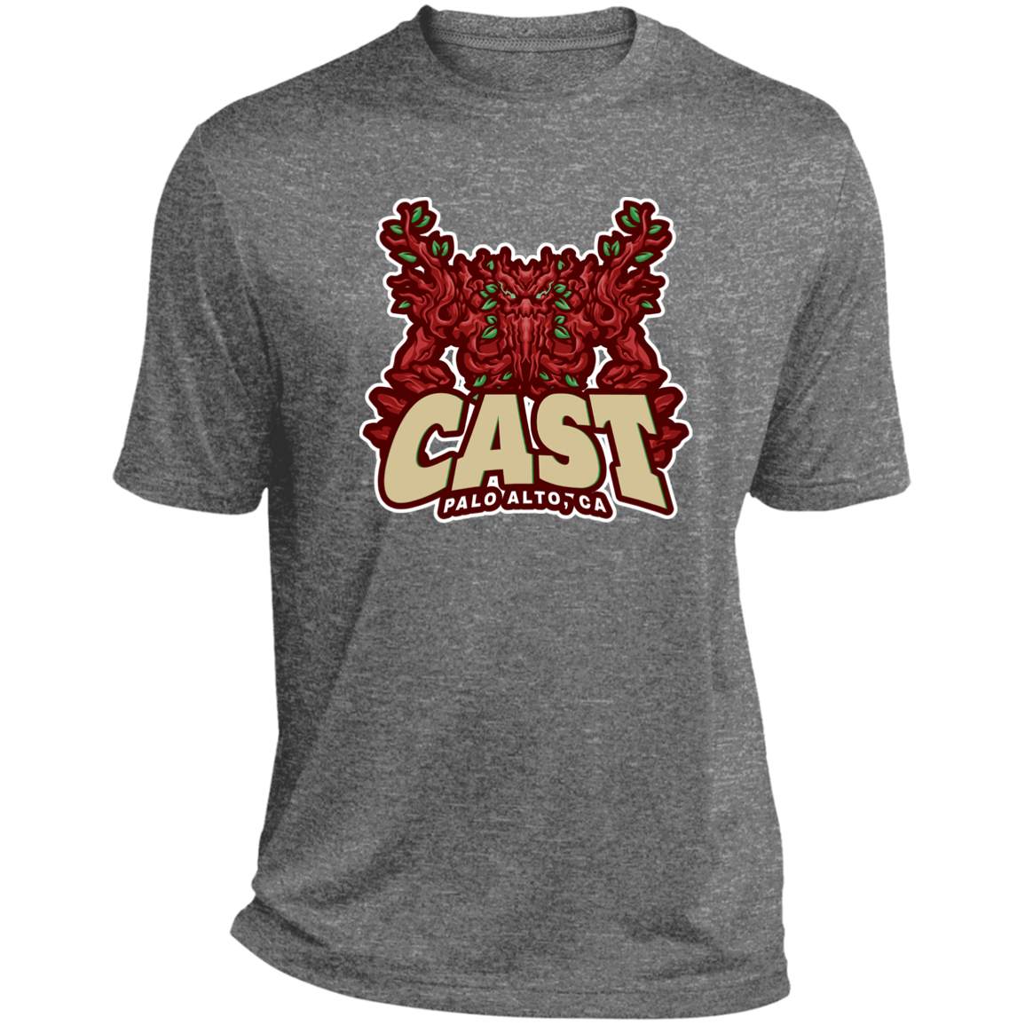 CAST Heather Performance Tee