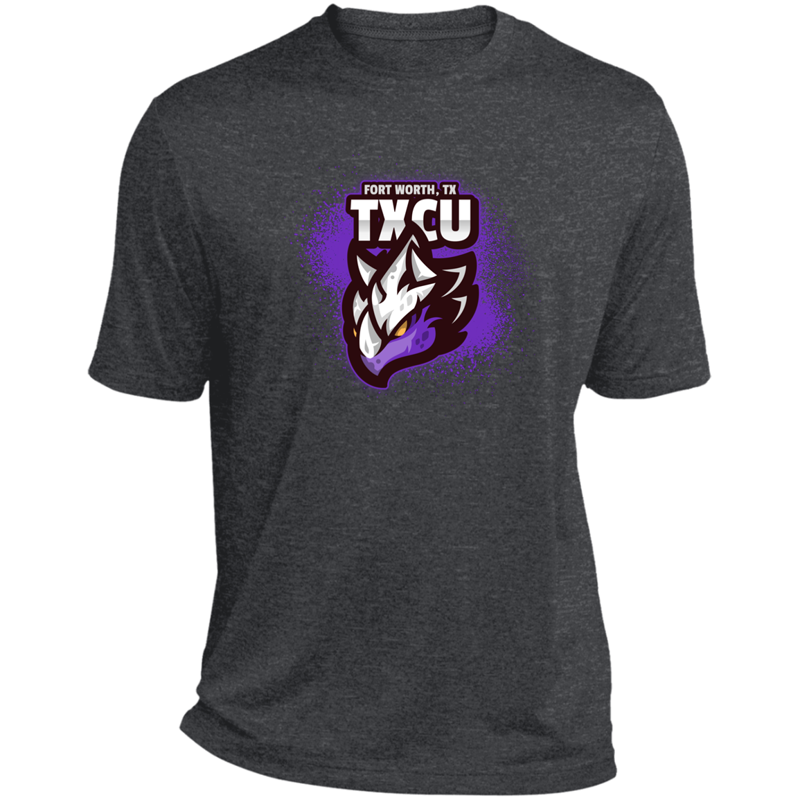 TXCU Heather Performance Tee