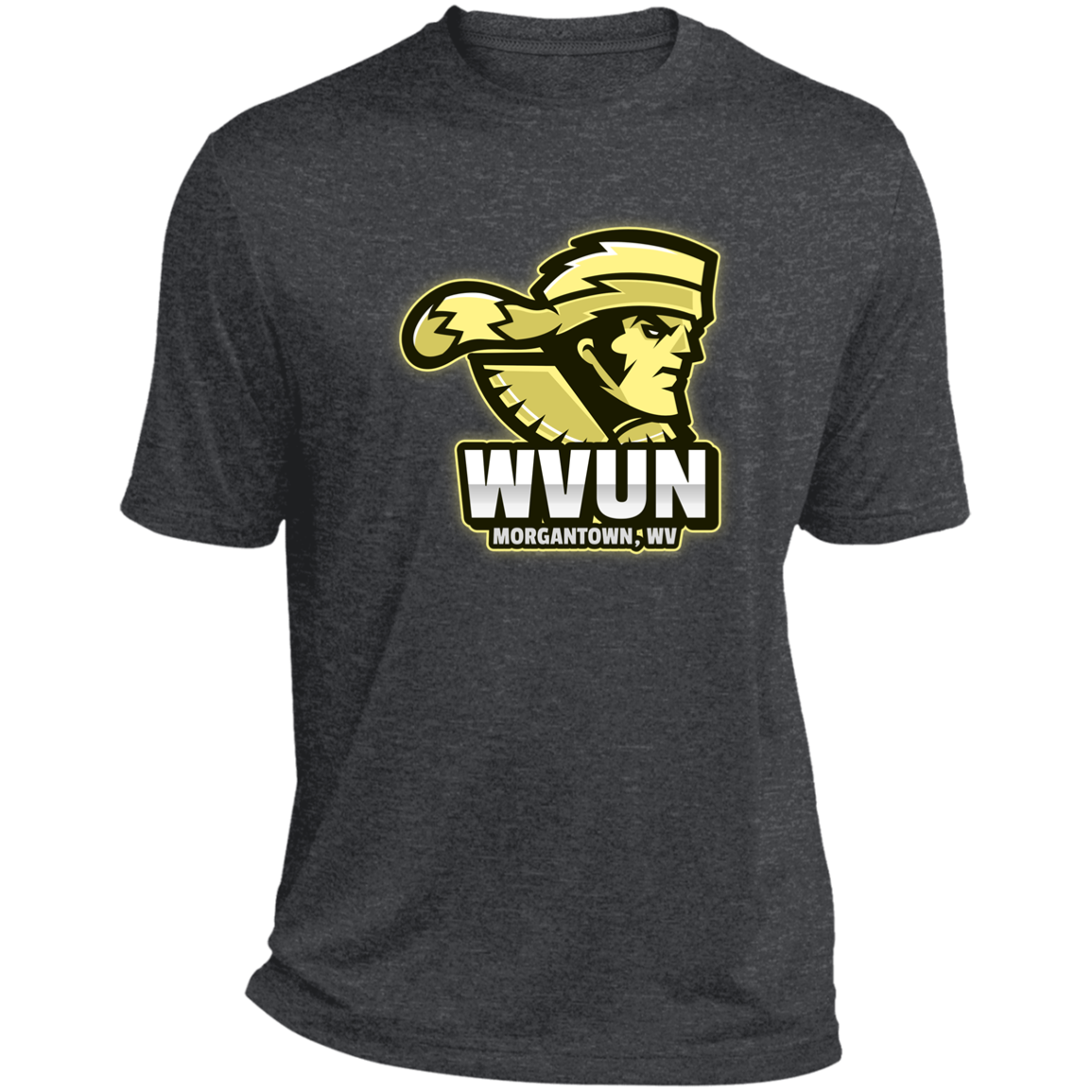 WVUN Heather Performance Tee