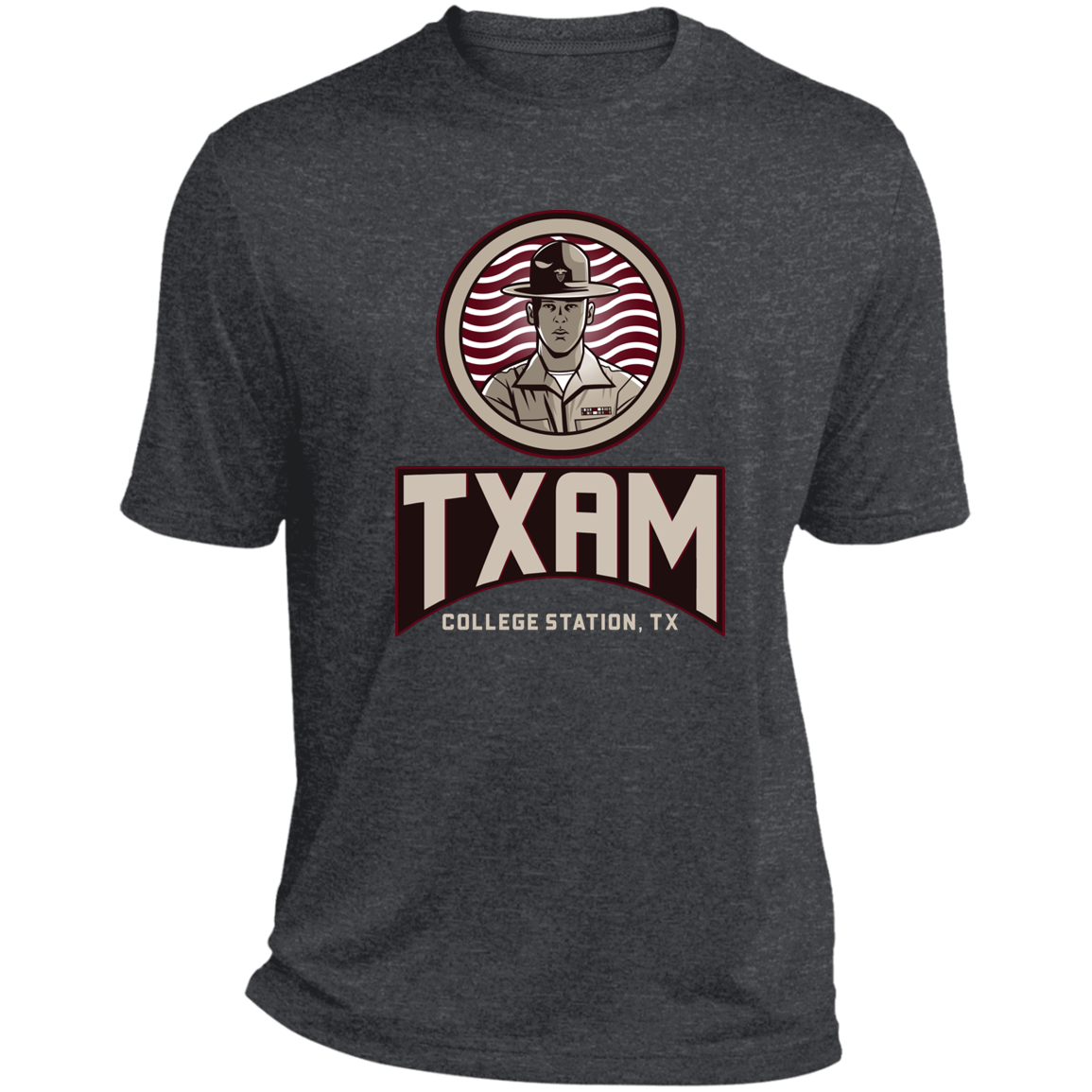 TXAM Heather Performance Tee