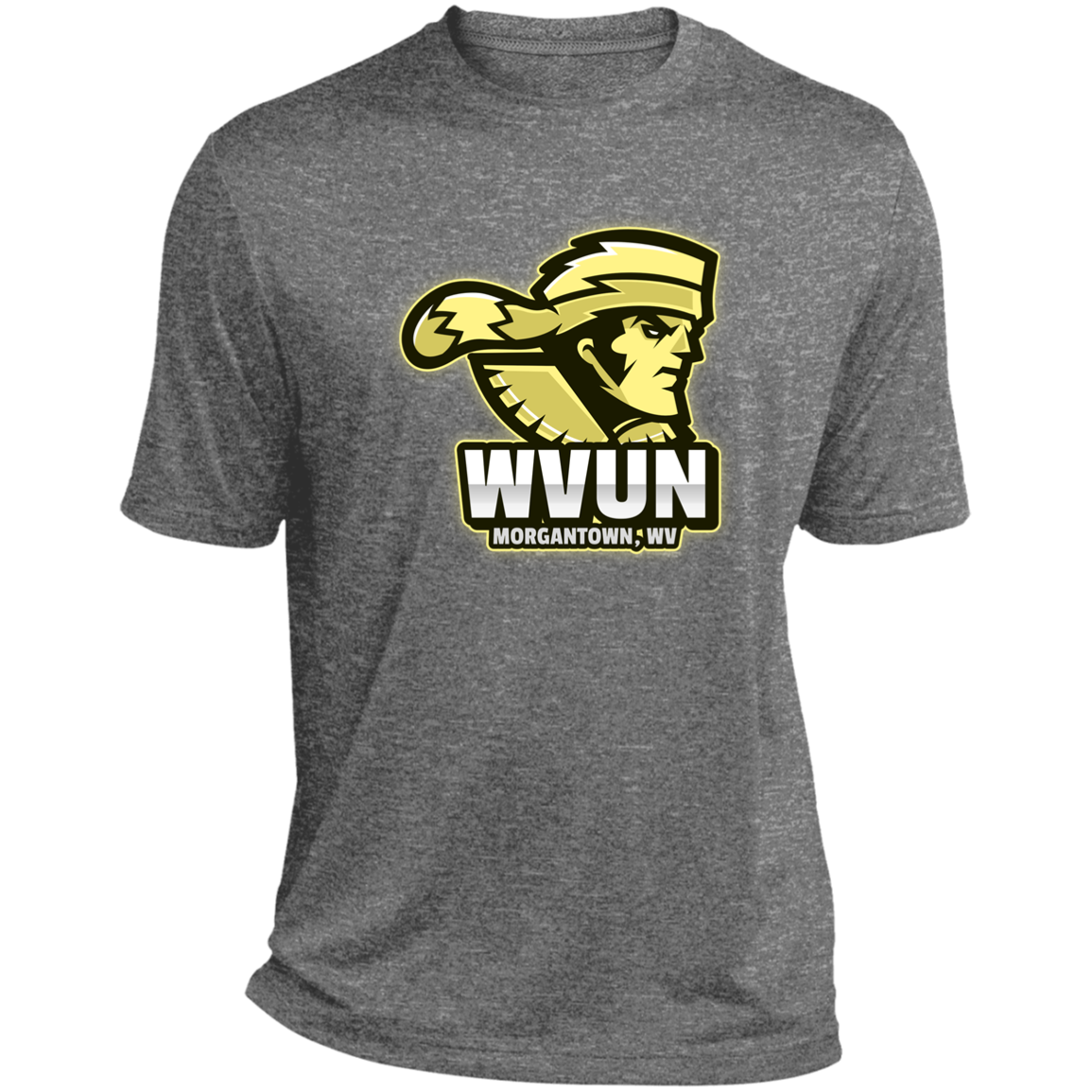 WVUN Heather Performance Tee